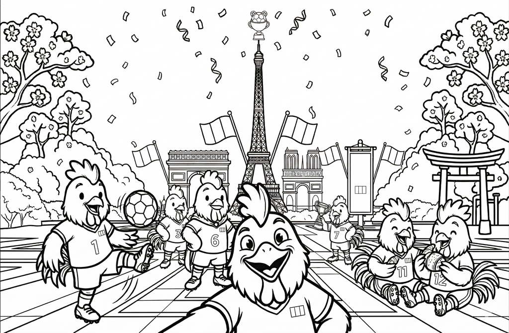PET CHAMPIONS CUP — O Livro de Colorir Digital
