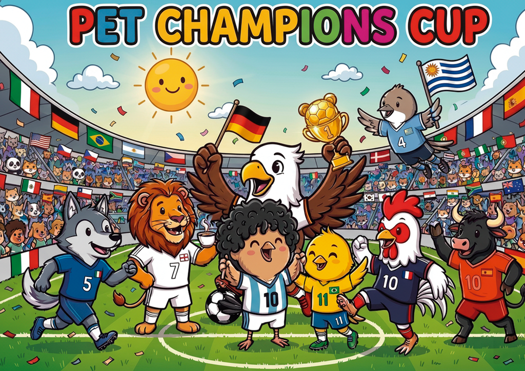 PET CHAMPIONS CUP — O Livro de Colorir Digital